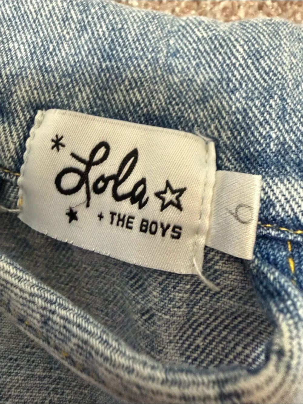 LOLA AND THE BOYS JEAN JACKET